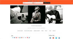 Desktop Screenshot of guitaristmarkmarshall.com